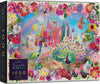 Elena Essex Jigsaw Puzzles 1000 Pieces - Peacock Castle Puzzles for mature-themeds 1000 Pieces 1000 Piece Puzzle Colorful Cool Dream Art Magical Puzzle Size 28x20 inches