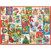 White Mountain 500 Piece Jigsaw Puzzle Winter Christmas Holiday Puzzles for Kids and Seniors 24x18 Large Pieces - Deck The Halls