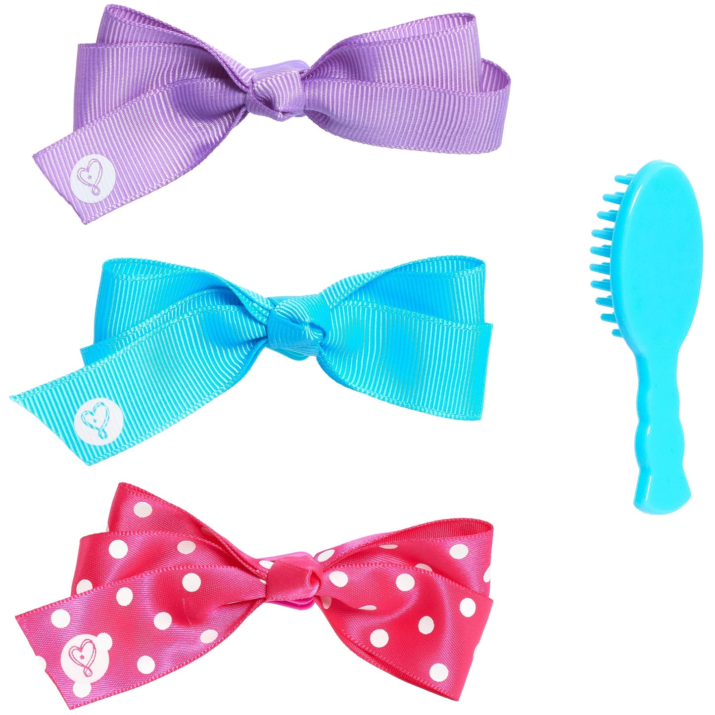 Bowbow On The Go Go 11.75-Inch Plush Stuffed Animal, Set Includes Leash, 3 Fabric Bows, Brush, And Tutu, Kids Toys For Ages 3 Up By Just Play