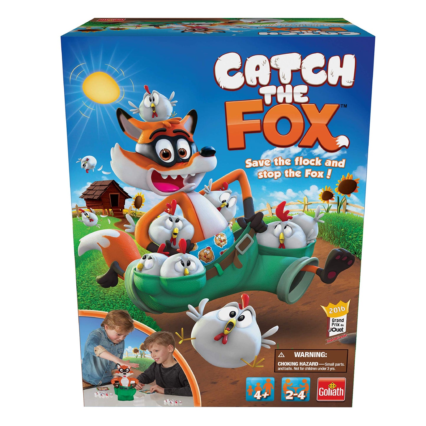 Catch The Fox - Collect The Most Chickens When The Fox Loses His Pants Game! By Goliath, 48 Months To 1188 Months