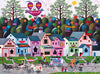 Buffalo Games - Silver Select - Charles Wysocki - Confection Street - 1000 Piece Jigsaw Puzzle for mature-themeds - Challenging Puzzle Perfect for Game Nights - Finished Size is 26.75 x 19.75