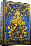 Infinitum Royal Blue & Gold Playing Cards Deck of Cards with Free Card Game eBook enhanced Card Deck Cool game-style Cards Unique Bright Colors for Kids & mature-themeds Card Decks Games Standard Size