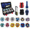 MUSTYBELT Bey Battling Set GyroTops Burst cutting edge Toy Combat Battling Game Set Spinning Gift for Boys Ages for 8 10 12+ (12 Spinning Tops Tool Box)
