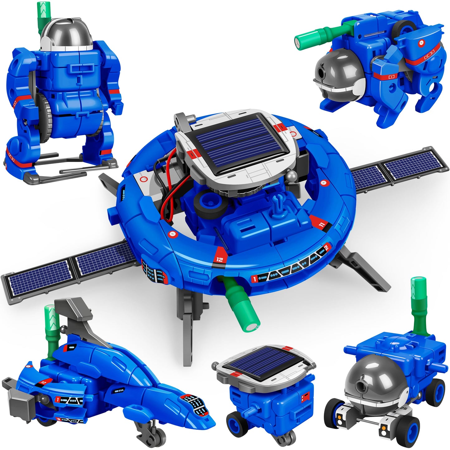 Stem 6-In-1 Education Solar Power Robots Toys For Boys Age 8-12, Science Kit For Kids, Stem Projects Science Experiments Education Toys Gift For 8 9 10 11 12 Years Old Boys And Girls
