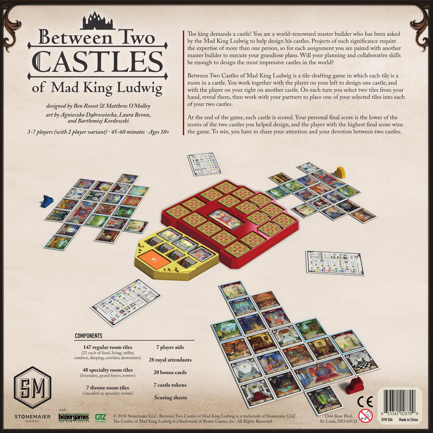 Stonemaier Games Between Two Castles of Mad King Ludwig