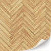3 Sheets Self-Adhesive Flooring for Dollhouse 1:12 Scale (Herringbone Parquet)