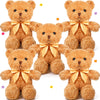 5 Pcs Bears Stuffed Animal Soft Plush Toys 12 Inches Cute Bear Small Shaggy Bear With Hoodie Bow Tie For Kids Boys Girls Baby Sh
