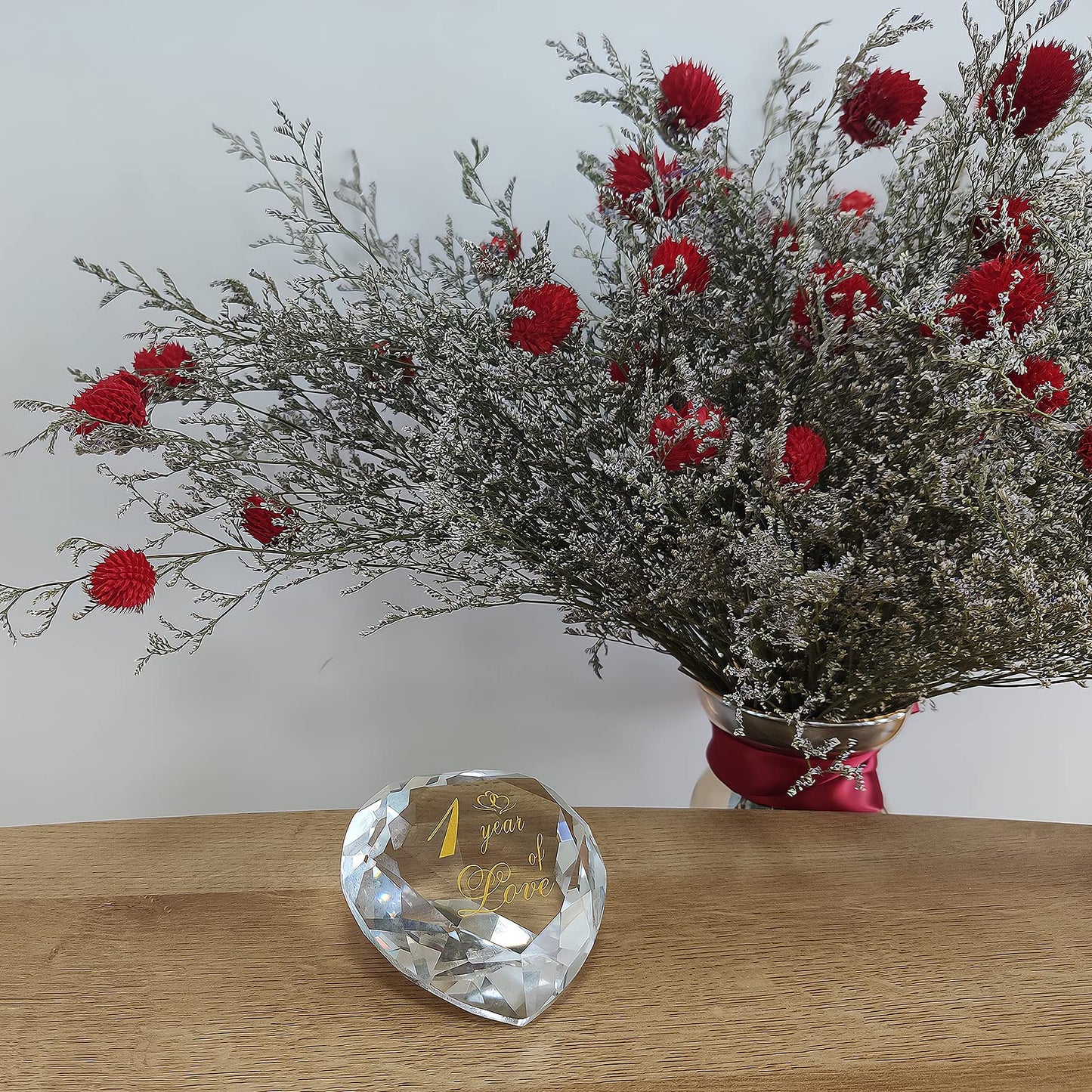 20Th Anniversary Crystal Gifts For Husband Wife Boyfriend Or Girlfriend, Cute 20 Year Wedding Anniversary Valentines Day Romantic Gifts For Her Him Funny 20Th Anniversary Marriage Presents For Couple