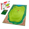 Gosports Mid-Size Chip N' Stick Golf Game - Includes 1 Game Mat, 8 Grip Golf Balls, And Chipping Mat