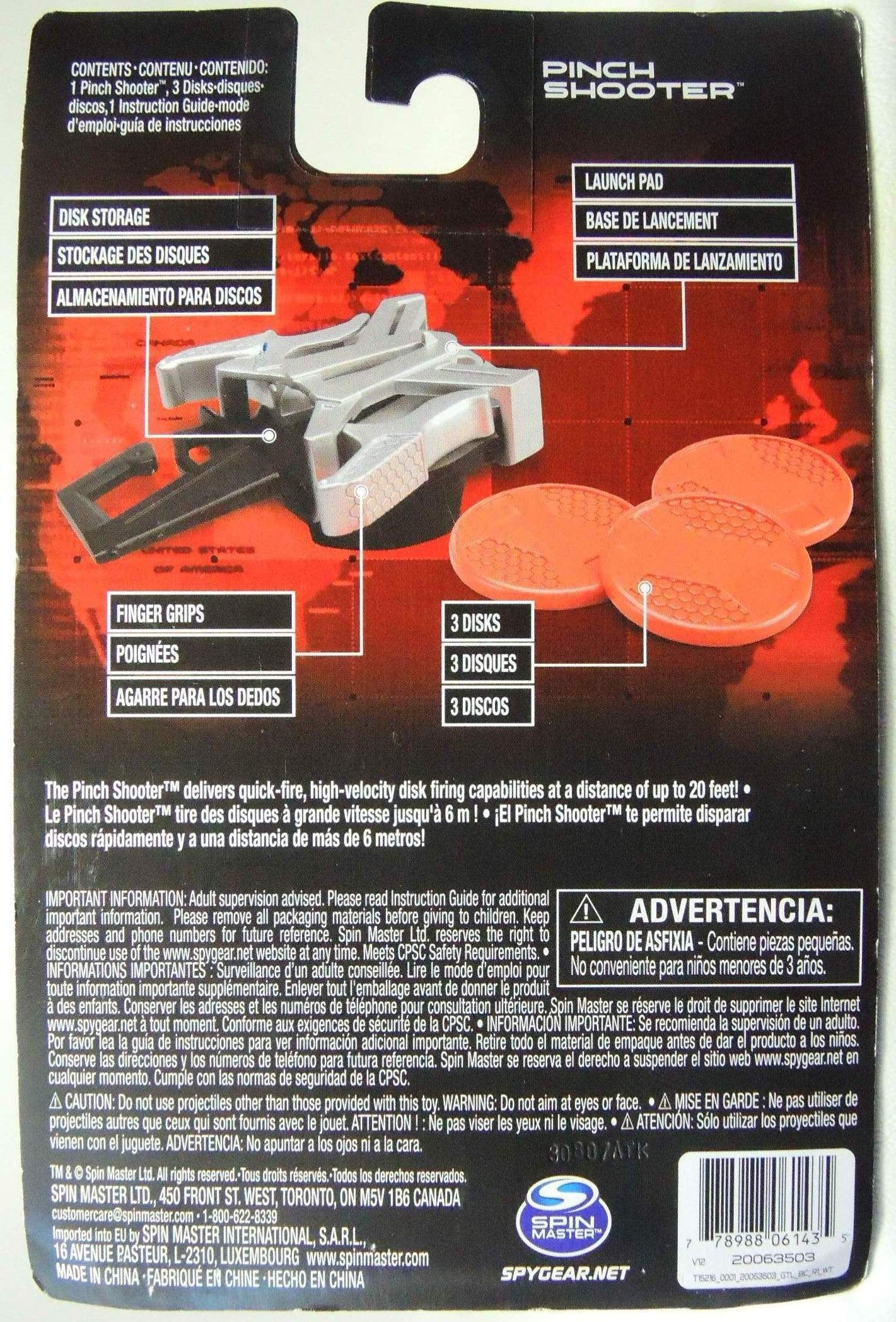 Spy Gear Secret Agent Series Pinch Shooter