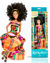 Koolorez: Edith - Our Queens Black Doll Set - Brown/Black Afro Doll W/Movable Joints - Lovely 12.5'' Dark Skin & Diversity Dolls