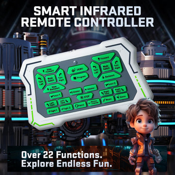 BEZGAR TR300 Robot Toys for Kids - Smart Programmable, Dancing Remote Control Emo Robot with 22 Actions, Supporting 78 Changing