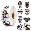 Beyumi 1000Pcs Day Of The Dead Stickers Dia De Los Muertos Colorful Sugar Skull Skeleton Cat Stickers Waterproof Halloween Mexican Fiesta Stickers Decals For Laptop Water Bottle Kids Party Supplies