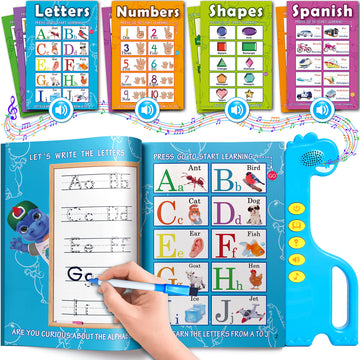 Curious 2 Learn Abc Learning For Toddlers | Learning Resources | English & Spanish Sound Book | Preschool Learning Activities |
