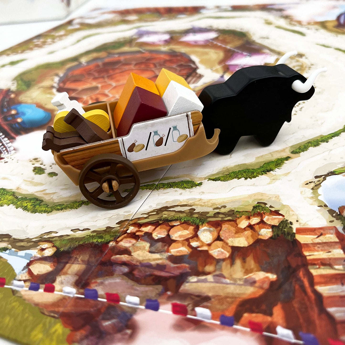 Yak Board Game | Strategy Resource Management Construction Fun Family For Adults And Kids Ages 8+ 2-4 Players Average Playtime 4