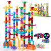 Joyin 137Pcs Glowing Marble Run - Construction Building Blocks Toys With 15 Glow In The Dark Plastic Marbles, Stem Toy Presents For Boys And Girls