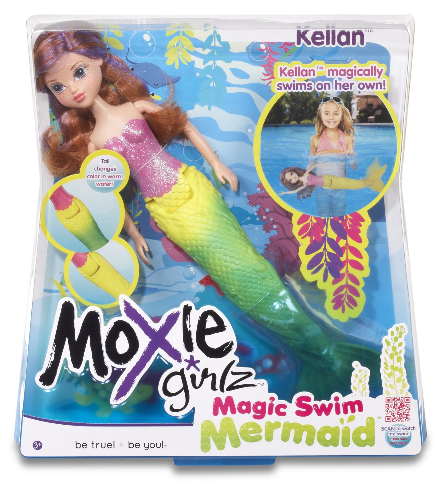 Moxie Girlz Magic Swim Mermaid Kellan Doll