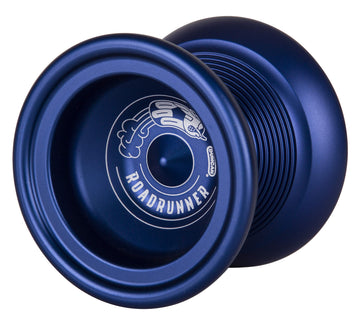 Duncan Toys Roadrunner Yo-Yo, Unresponsive Expert Level Yo-Yo, Concave Bearing And Aluminum Body, Blue