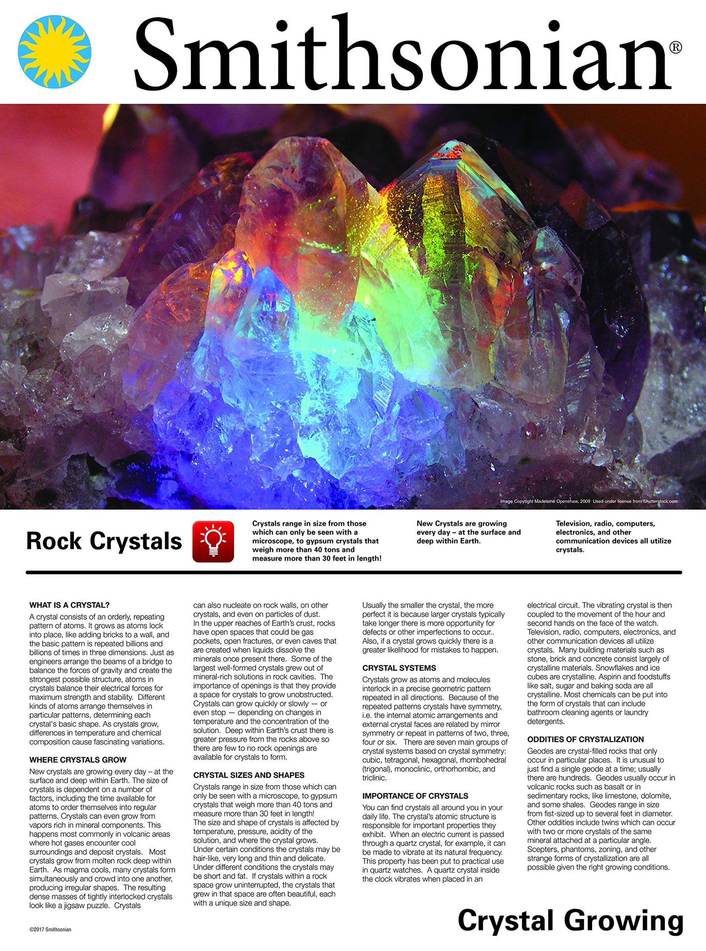 Smithsonian Crystal Growing Gem Like