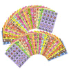VKPI Scratch and Sniff Stickers - 1152 Pieces, 24 Scents, Multicolor Paper Reward Stickers for Kids, Crafts, Party Favors