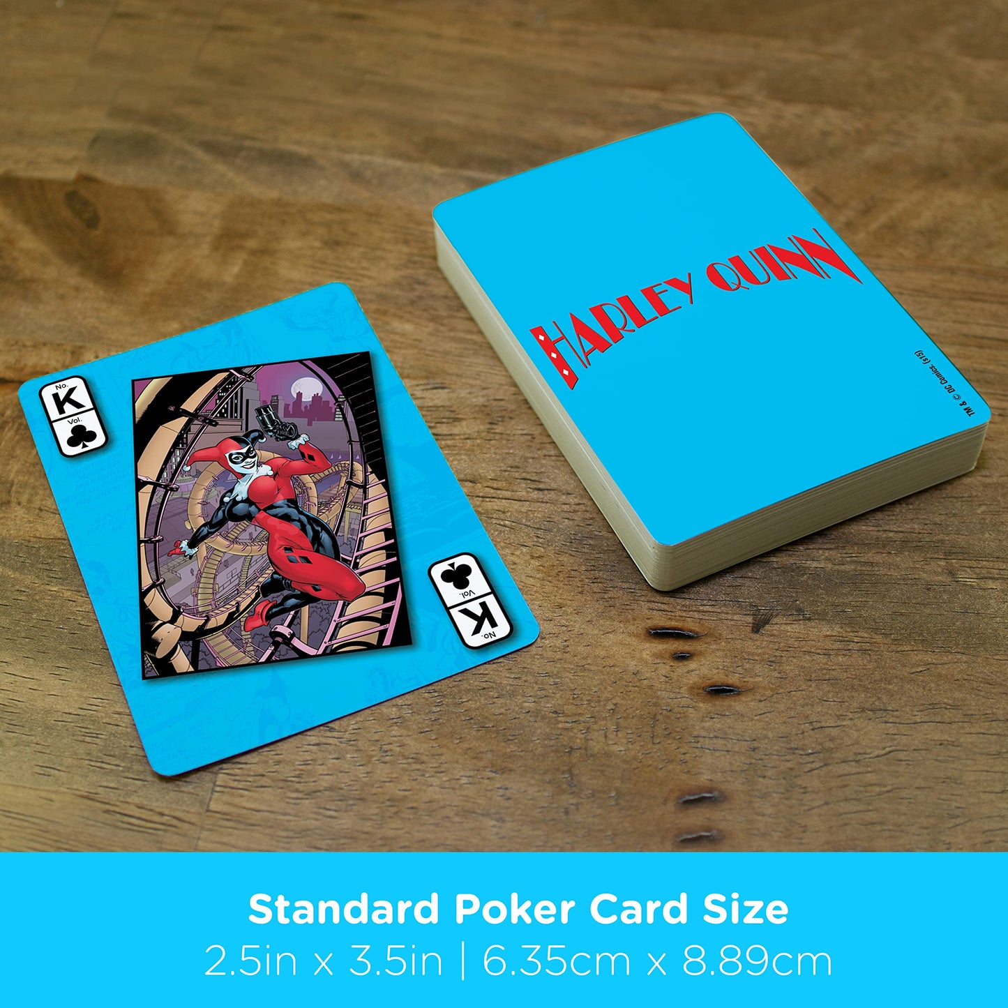 Aquarius Dc Comics Harley Quinn Playing Cards - Harley Quinn Themed Deck Of Cards - Officially Licensed Dc Comics Merchandise & Collectibles