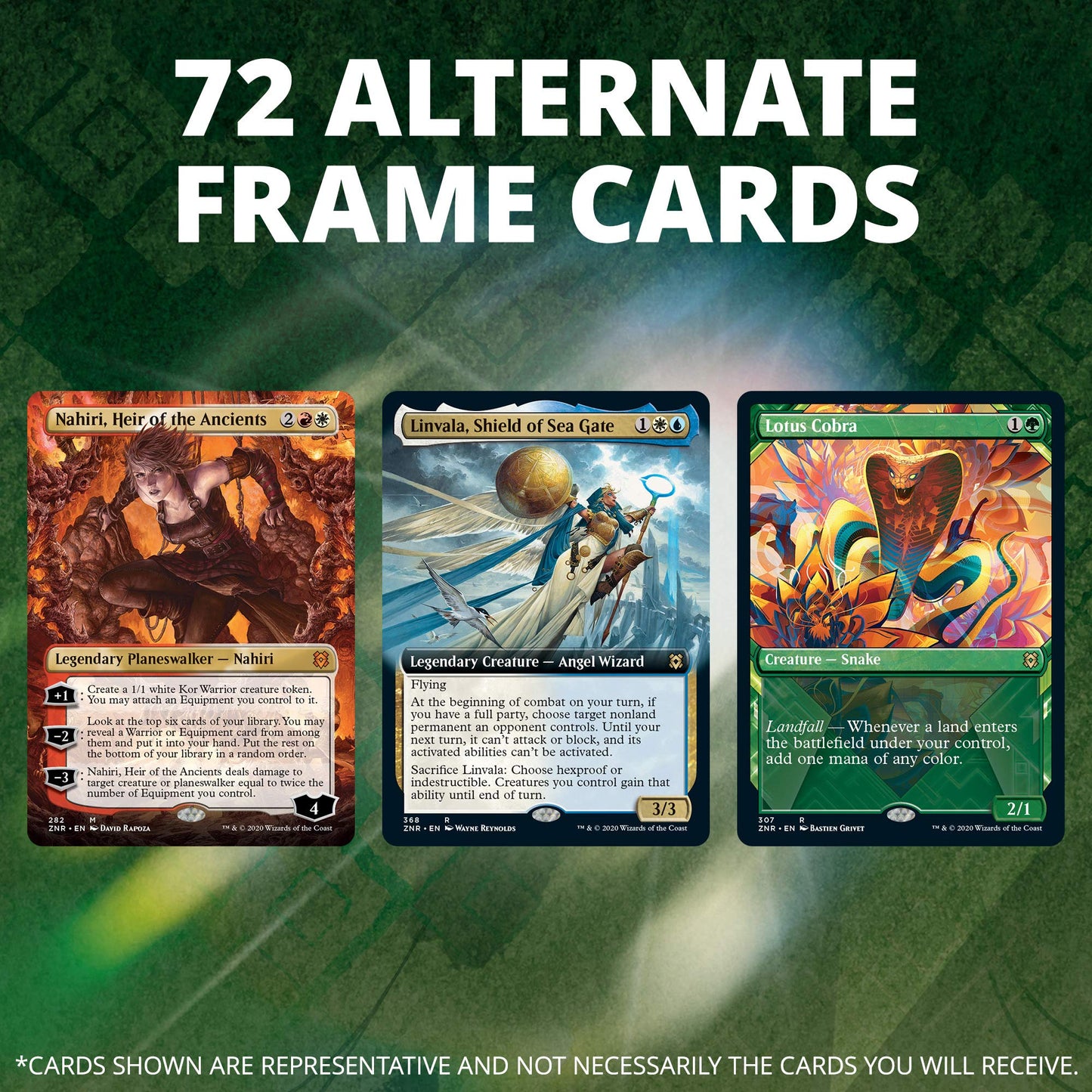 Magic: The Gathering Zendikar Rising Collector Booster Box | 12 Packs (180 Cards) + 2 Box Toppers | 132+ Foils | 48 Rares | 72 Alternate Frame Cards