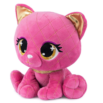 P.Lushes by GUND Madame Purrnel Premium Cat Stuffed Animal, Pink and Gold, 9” Plush Toy for Fashionable Pets