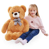 Ikasa Giant Teddy Bear Plush Toy Stuffed Animals (Brown, 30 Inches)