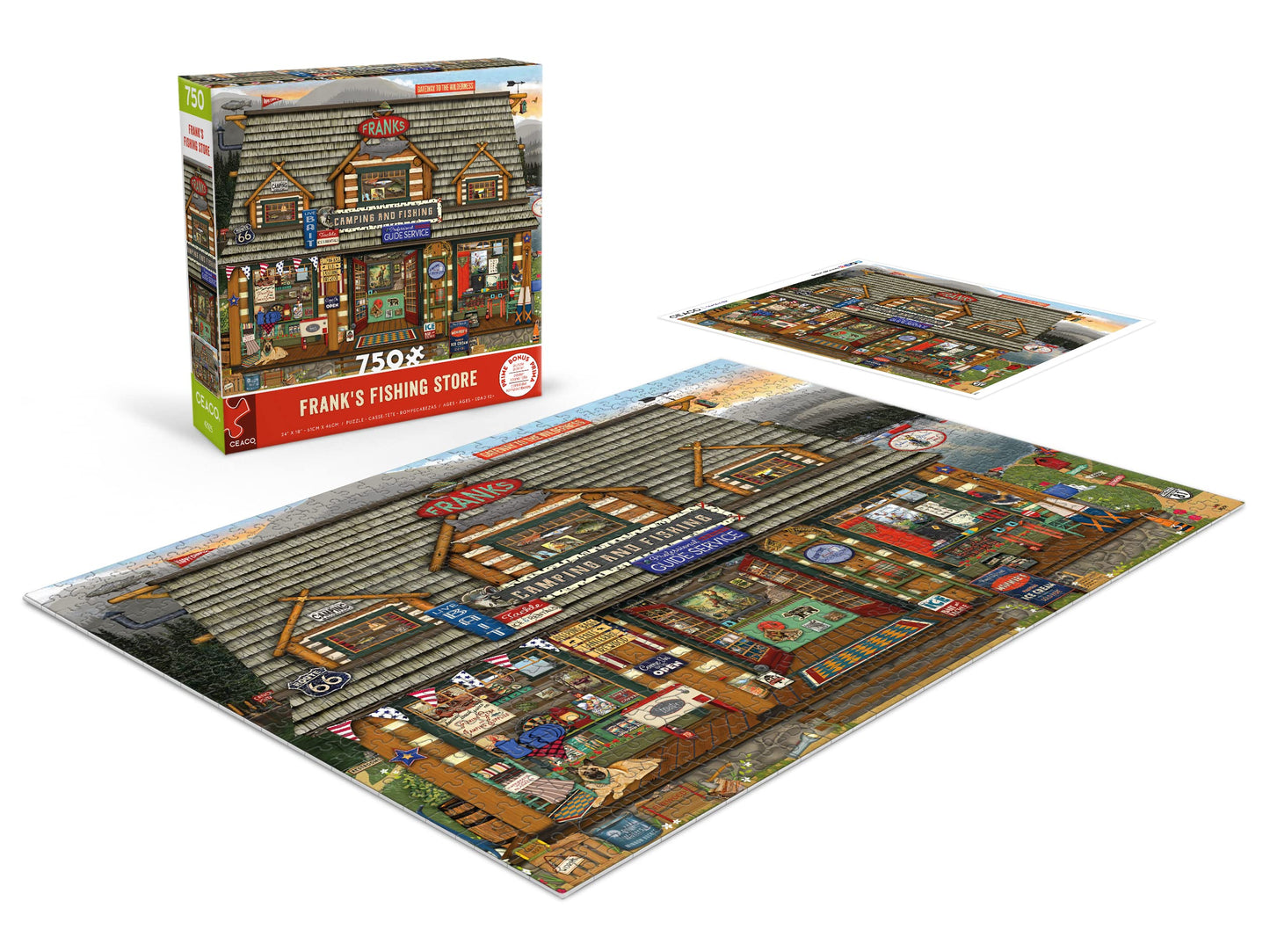Ceaco - Frank'S Fishing Store - 750 Piece Jigsaw Puzzle