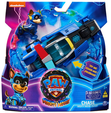 Paw Patrol - The Superfilm - Action Figures And Cars Toys Paw Patrol - Figure Chase Paw Patrol And Toy Car With Lights And Sound