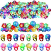 Leyndo 300 Pack Colorful Led Light Up Rings End Of Year Graduation Gifts For Student Glow In The Dark Rings Dj Party Favors Flas