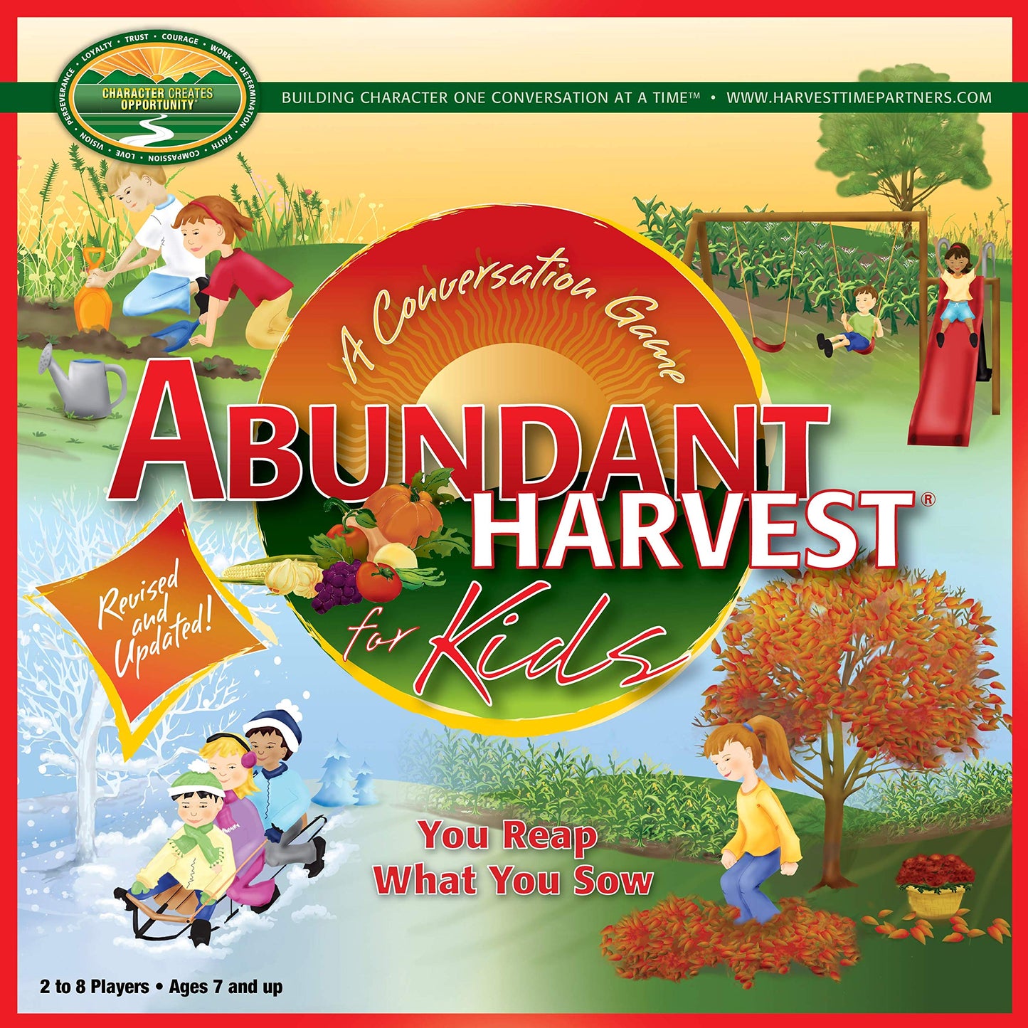 Abundant Harvest Board Game For Kids – Fun Social & Communication Skills Games For Family Night, Therapy, School & Couples - Character Building & Deep Conversation, 2-8 Players, Ages 7+
