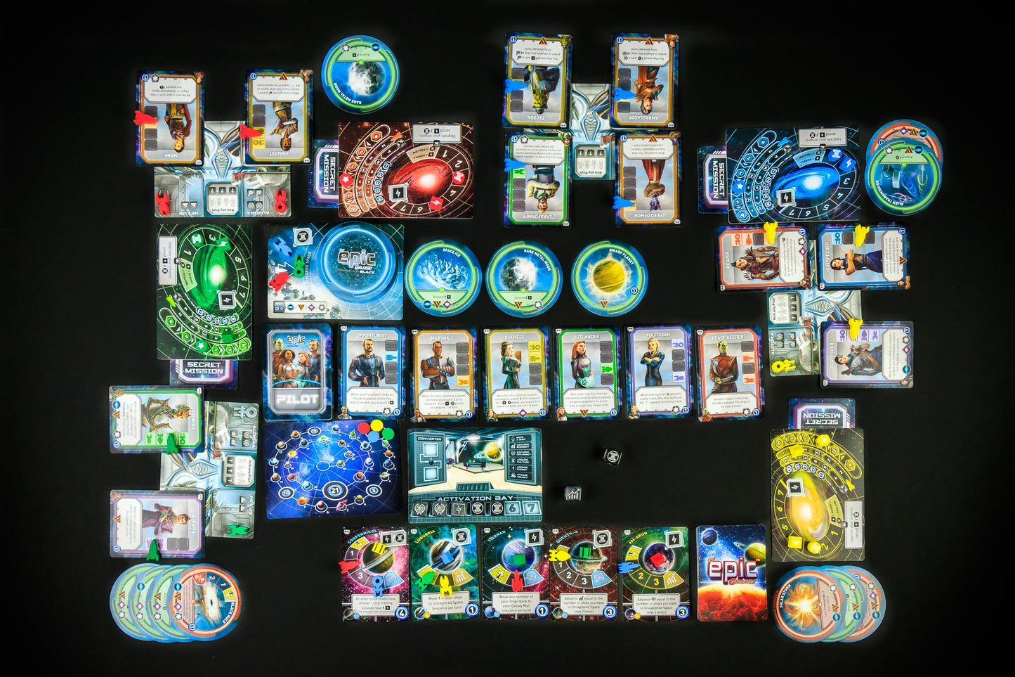 Gamelyn Games Tiny Epic Galaxies: Beyond The Black - Space Board Game Expansion for Galaxy Exploration