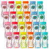 Sloosh 24 Pack 2Oz Refill Bubble Solution Bottle With Wands For Kids' Bubble Toys Summer Activity, Easter, And Assortment Party Favors