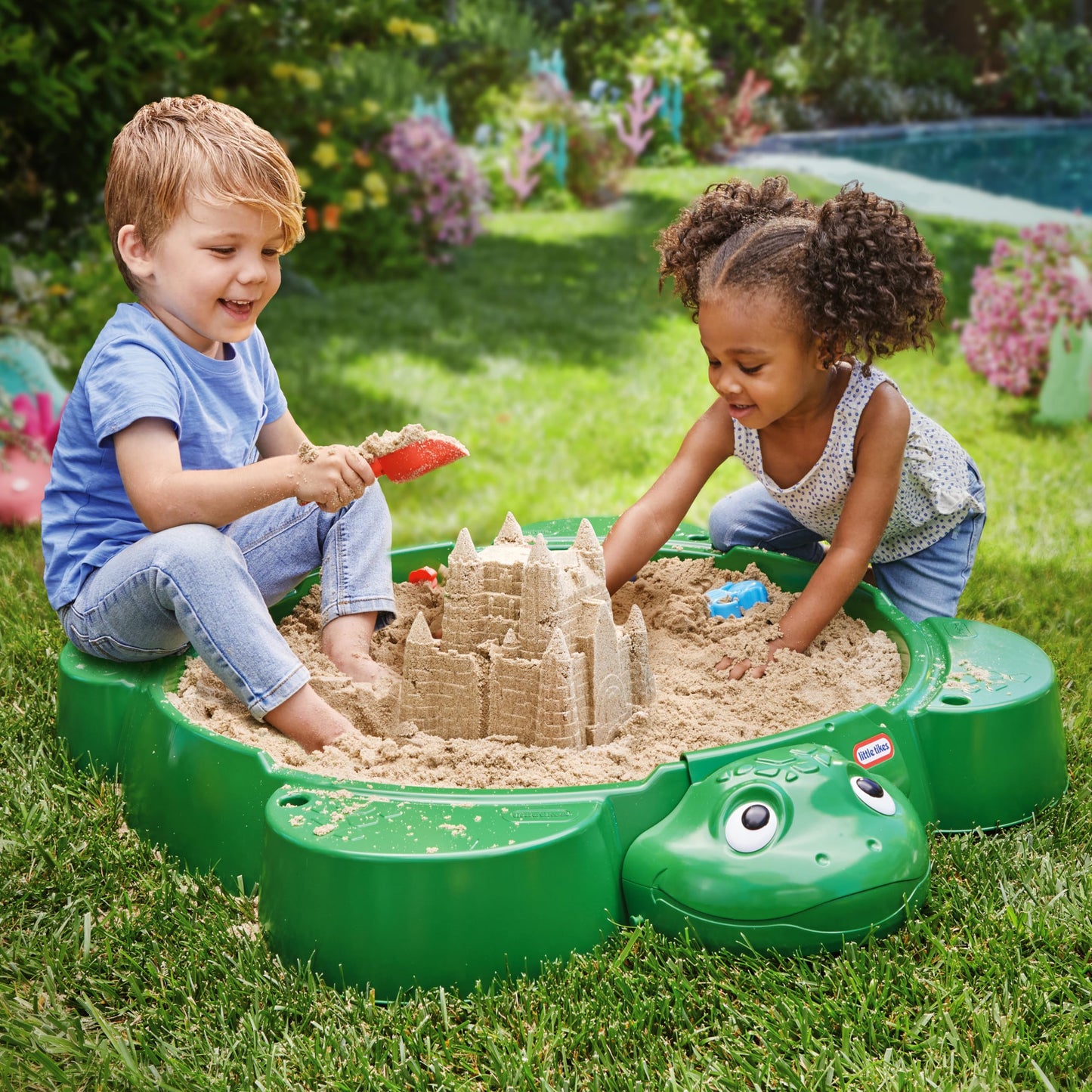 Little Tikes Turtle Sandbox, For Boys And Girls Ages 1-6 Years