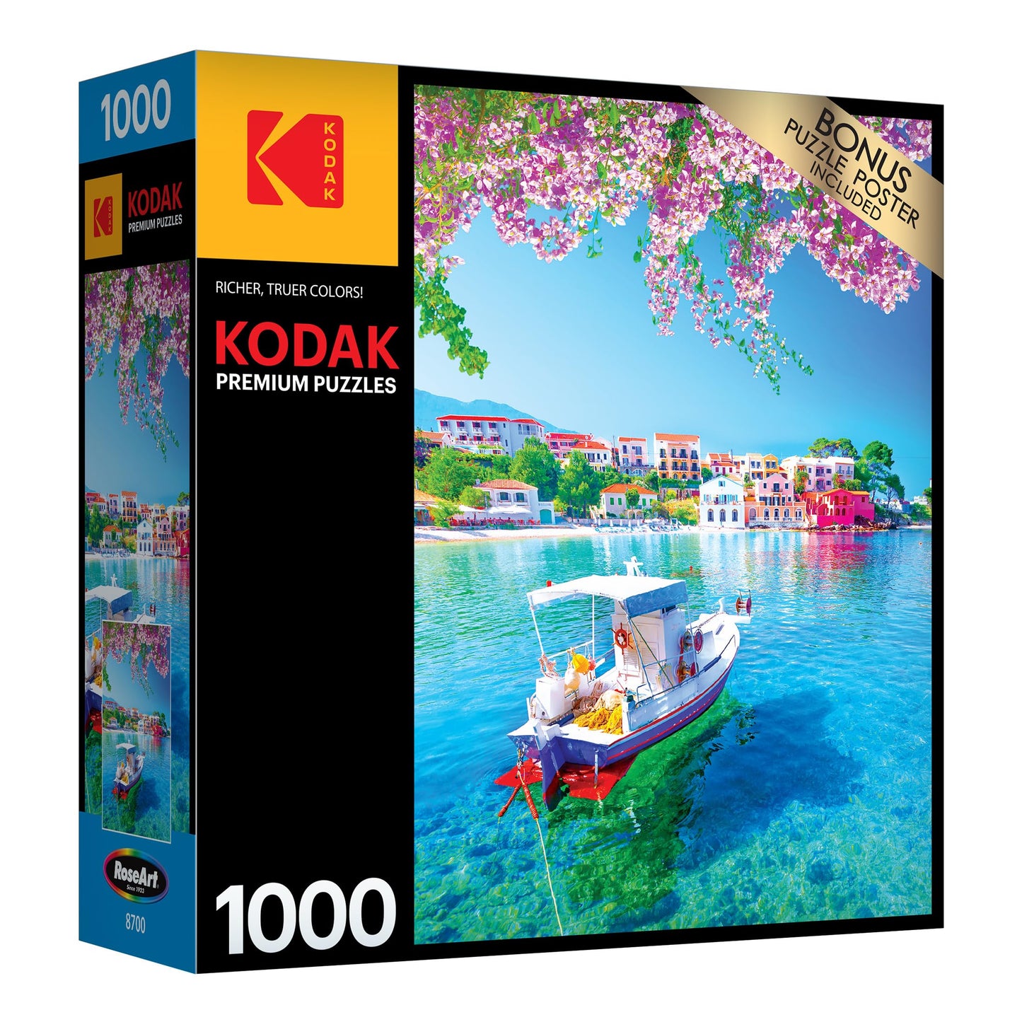 Roseart - Kodak Premium - Assos Village - 1000 Piece Jigsaw Puzzle For Adults