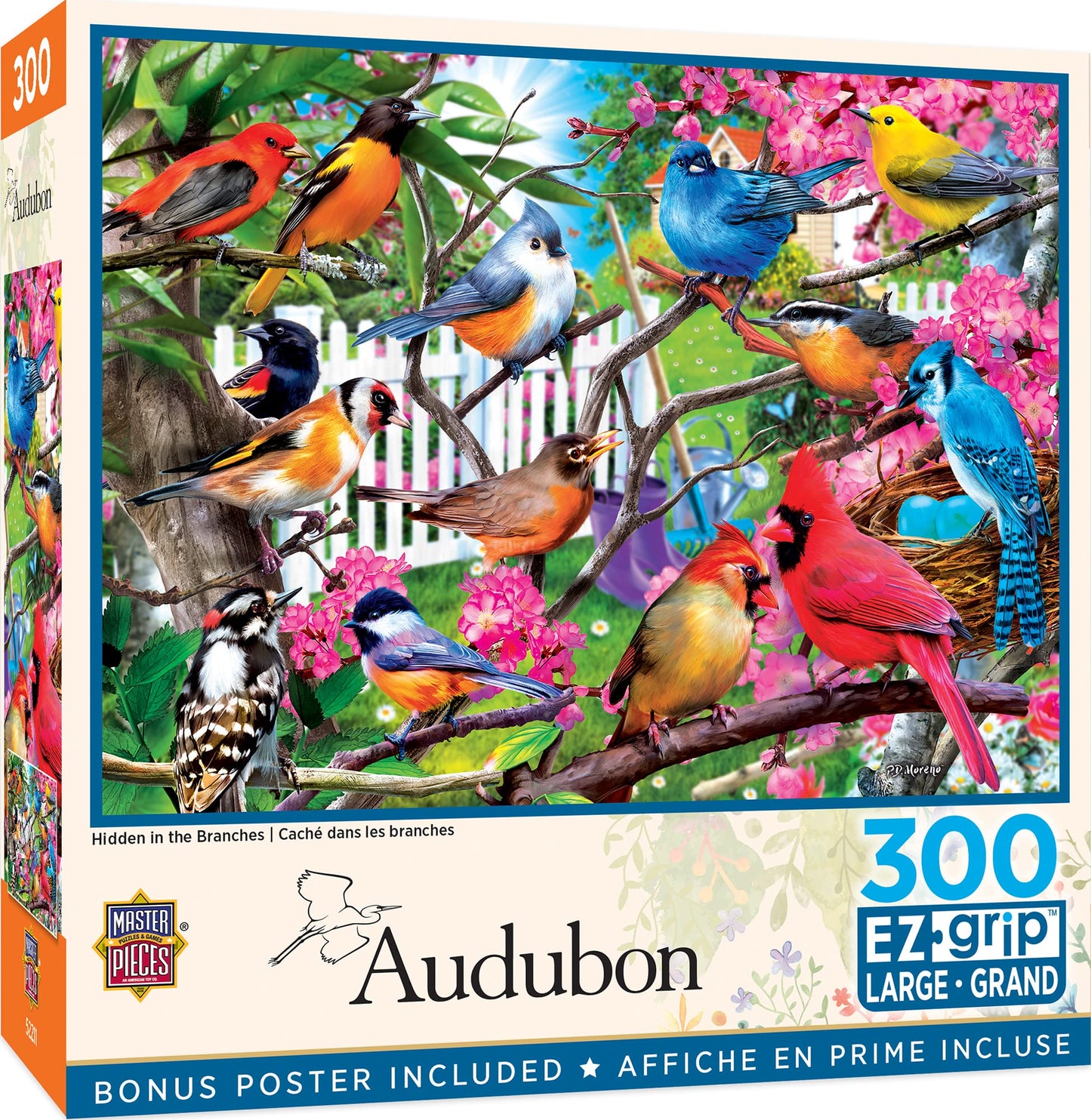 MasterPieces 300 Piece EZ Grip Jigsaw Puzzle - Hidden in The Branches - 18x24
