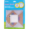 Perler Beads Biggie Beads Pegboards for Kids Crafts, 3 pcs , 10.5 x 7.5 x 1, Small