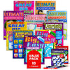 10-Pack Large Print Crossword Puzzles For Seniors Plus 2 Fill-In Puzzle Books And 4 Pens - Big, Bold, Easy-To-Read, Perfect Brai