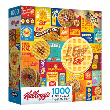 Roseart - Kellogg'S - Leggo My Eggo - 1000 Piece Jigsaw Puzzles For Adults