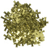 Creative Converting Embossed Cross Foil Confetti, Gold