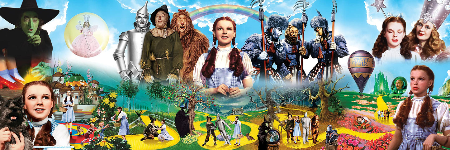 Masterpieces 1000 Piece Jigsaw Puzzle For Adults And Family - Wizard Of Oz Panoramic - 13''X39''