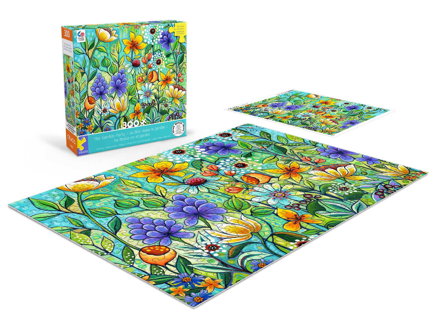 Ceaco - The Garden Party - 300 Oversized Piece Jigsaw Puzzle