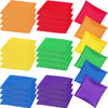 Shappy 24 Pcs Bean Bags for Tossing Cornhole Game 6 x 6 Corn Hole Bean Bags Tossing Game for Family Party tossing(Bright Colors Classic)