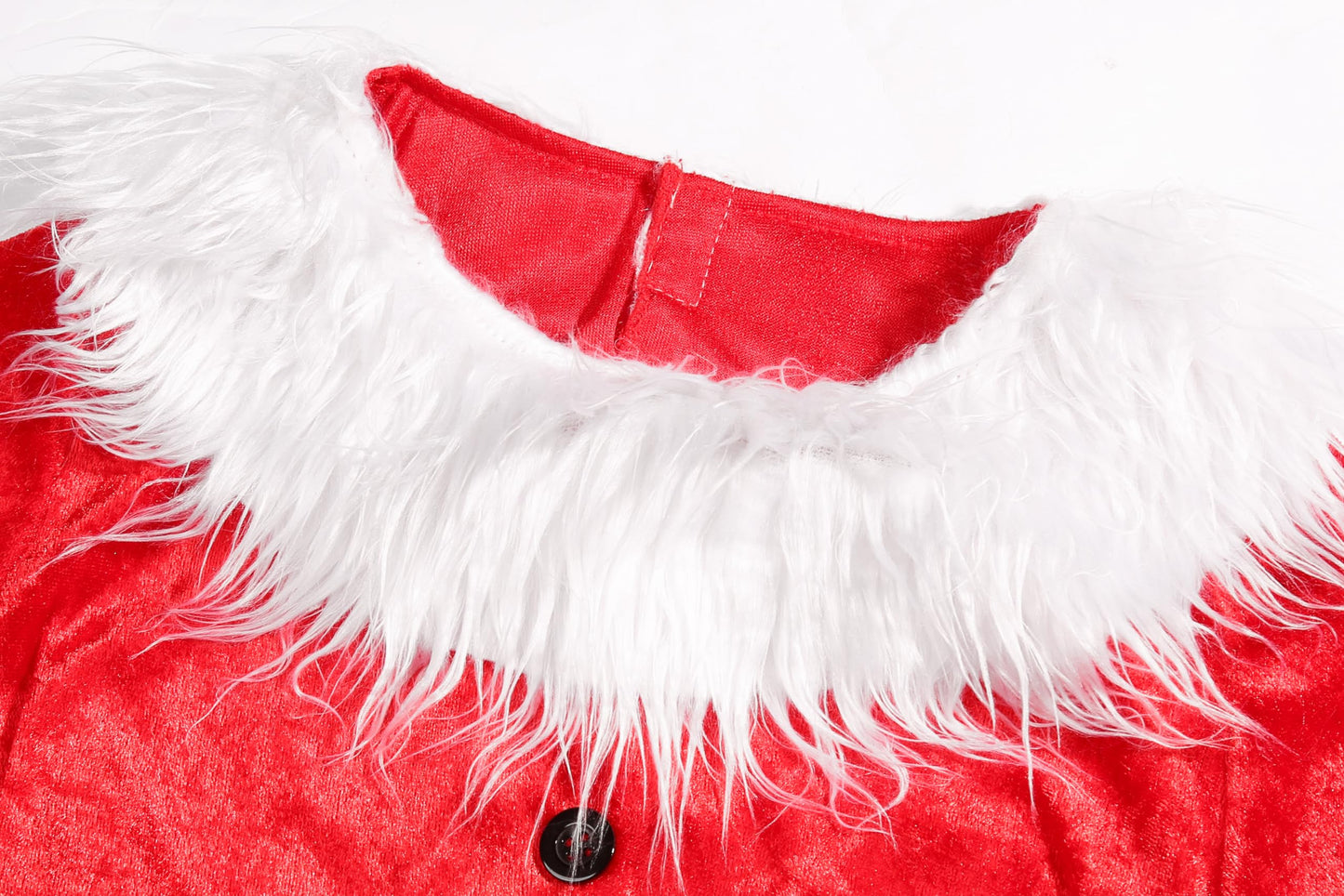 Soyoekbt Christmas Costume For Girls Led Light Up Santa Dress With Red Xmas Hat (7-8 Years)