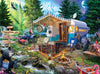 Buffalo Games Mountain Retreat 1000 Piece Jigsaw Puzzle - Large Multicolor Paper Puzzle for Adults - Model 11868