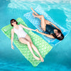Sloosh Inflatable Pool Floats Raft Lounge For Adults,Floating Mat Swimming Pool Mattress With Headrest,2 Pieces Pool Float Air M