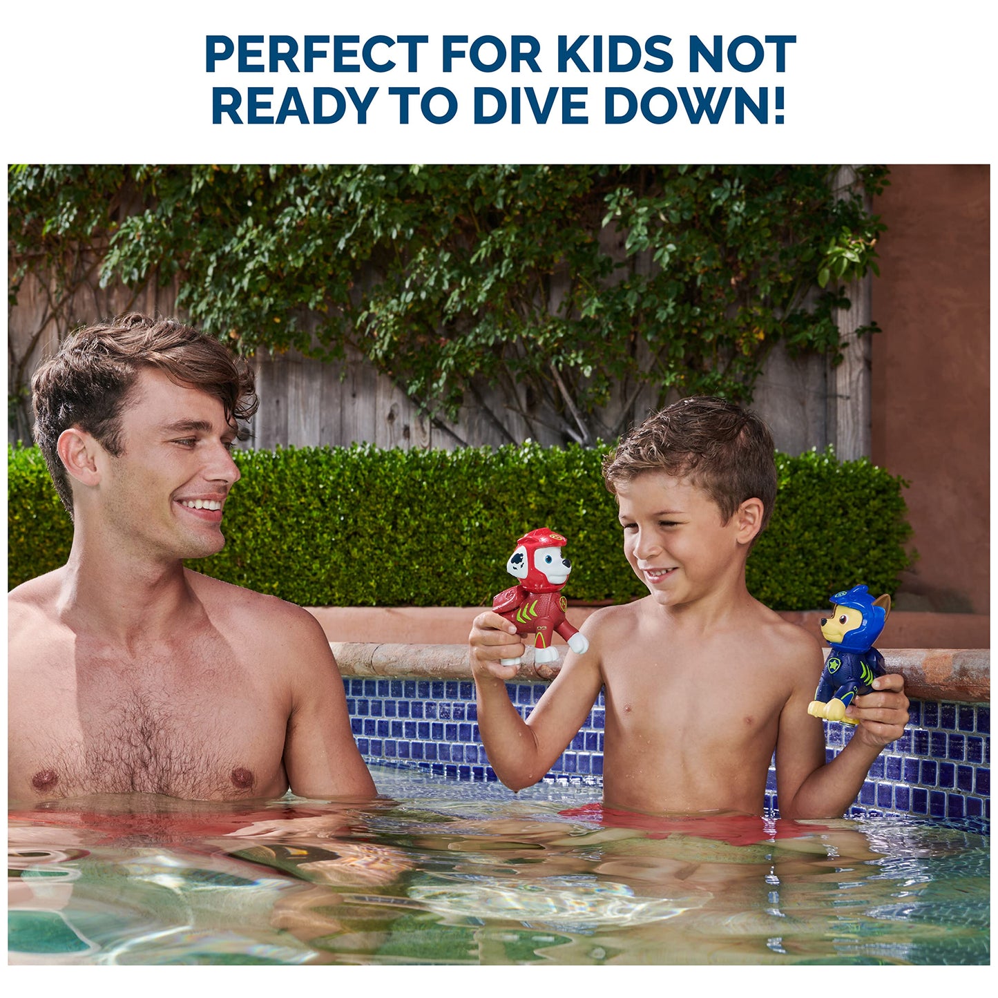 Swimways Paw Patrol Floatin' Figures, Swimming Pool Accessories & Kids Pool Toys, Paw Patrol Party Supplies & Water Toys For Kid