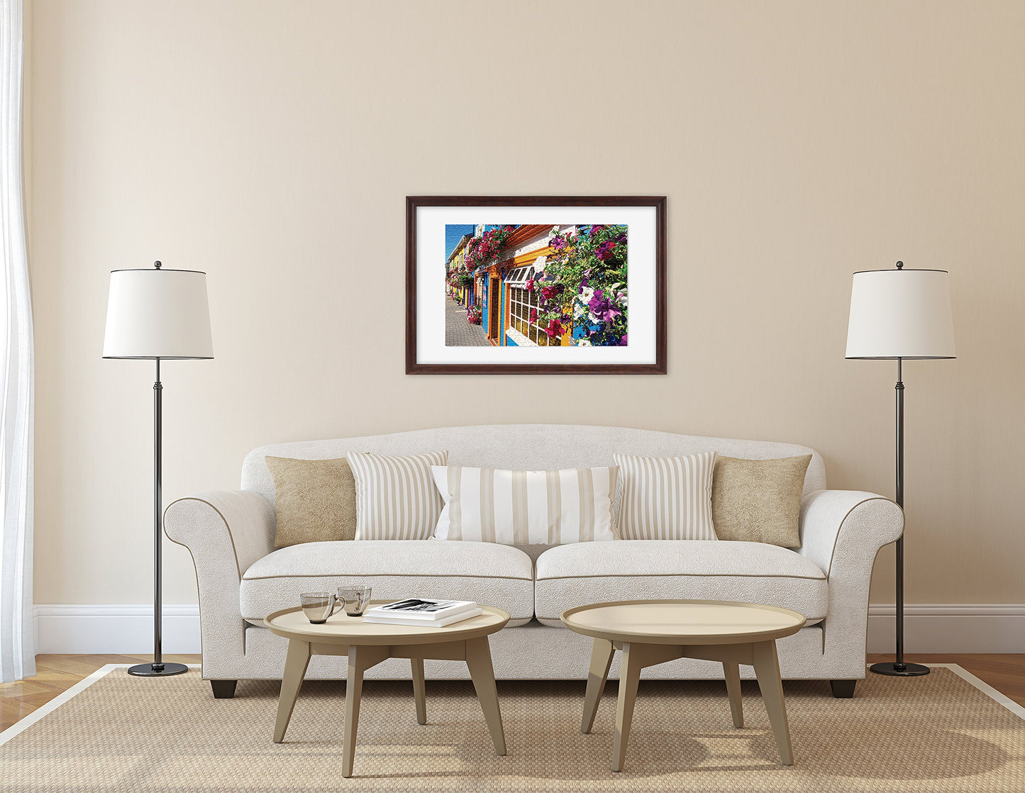 Mcs Frame For Puzzles, Walnut, 20 X 30 In Or Smaller