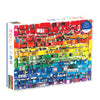 Galison 1000 Piece Rainbow Toy Cars Jigsaw Puzzle for Families and Adults, Finished Puzzle is a Unique Rainbow Image, Photo Art